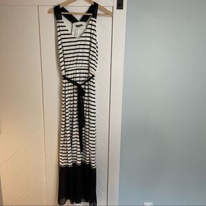 Express striped maxi dress